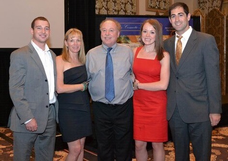 Dr. Waldman with Son, Wife, Oldest Daughter, and Son-In-Law